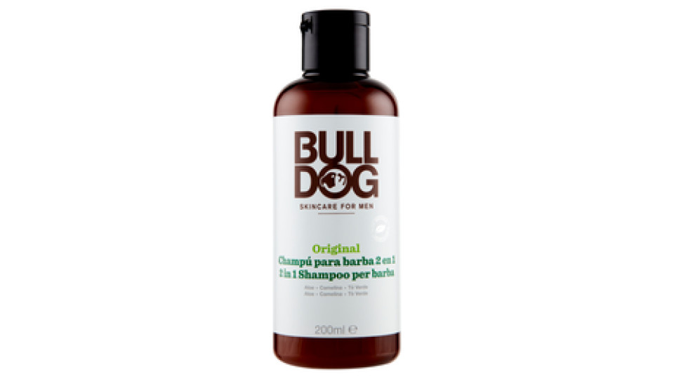 Bulldog Original 2 in 1 Shampoo per barba 200 ml