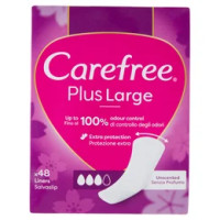 Carefree Plus Large Senza Profumo Salvaslip 48 pz