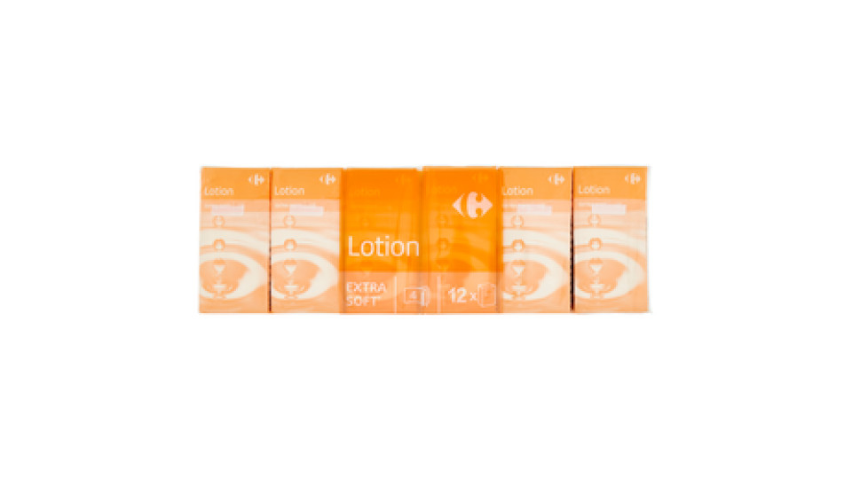 Carrefour Lotion Fazzoletti Extra Soft* 4 Veli 12 pz