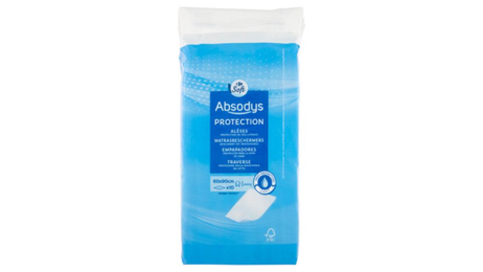 Carrefour Soft Absodys Protection Traverse 60x90cm 10 pz