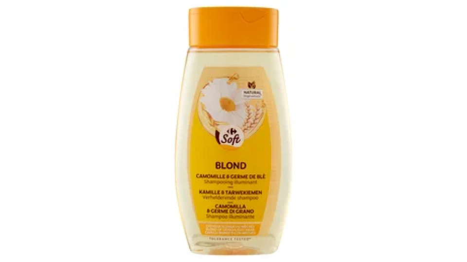 Carrefour Soft Blond Camomilla & Germe di Grano Shampoo illuminante 250 ml