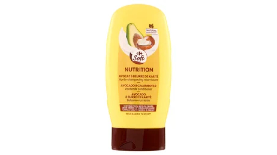 Carrefour Soft Nutrition Avocado & Burro di Karitè Balsamo nutriente 200 ml