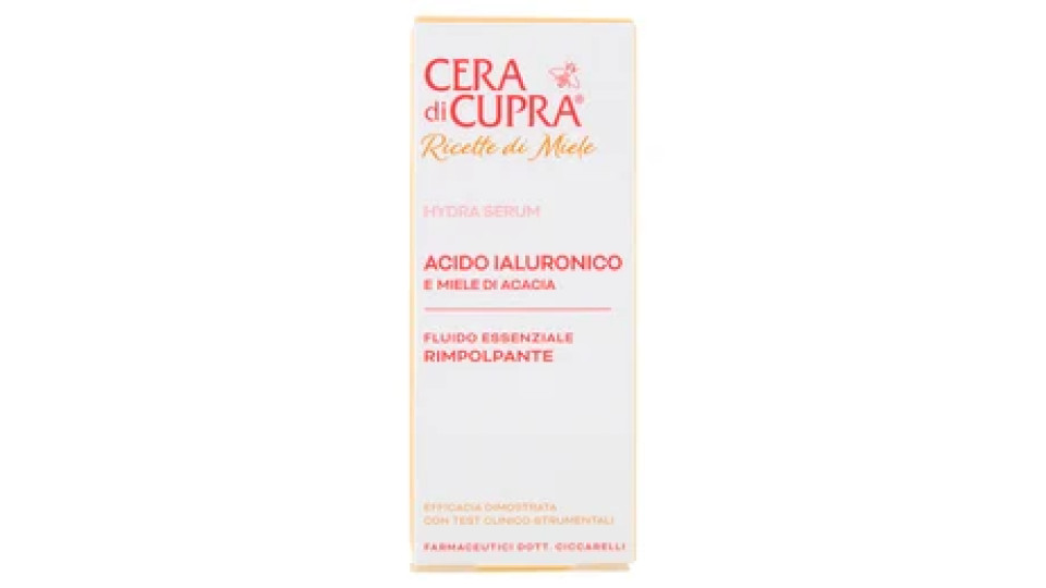 Cera di Cupra Ricette di Miele Hydra Serum Fluido Essenziale Rimpolpante 30 ml