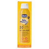 chicco Baby Moments Sun 0+ SPF 50⁺ 360° Sun Spray 150 mL