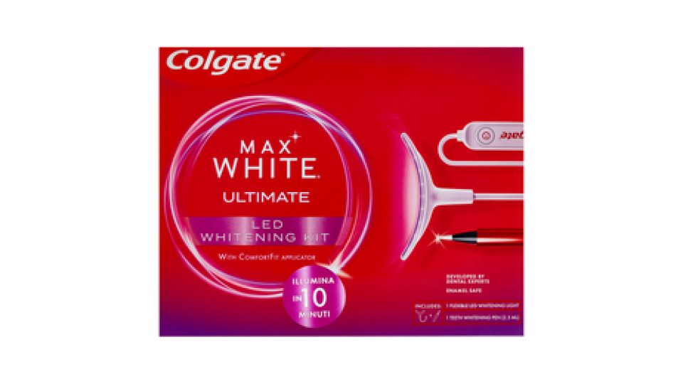 Colgate LED e siero sbiancante a casa Max White Ultimate Kit
