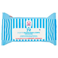Cotonet Salviette Milleusi Mani e Corpo con Aloe Vera 72 pz