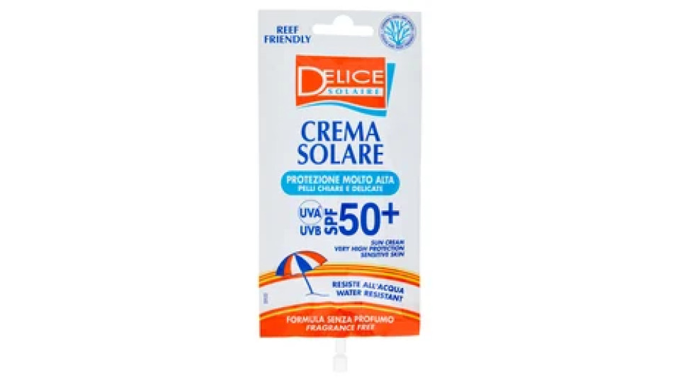 Delice Solaire Protezione Molto Alta Pelli Chiare e Delicate SPF 50+ 50 ml