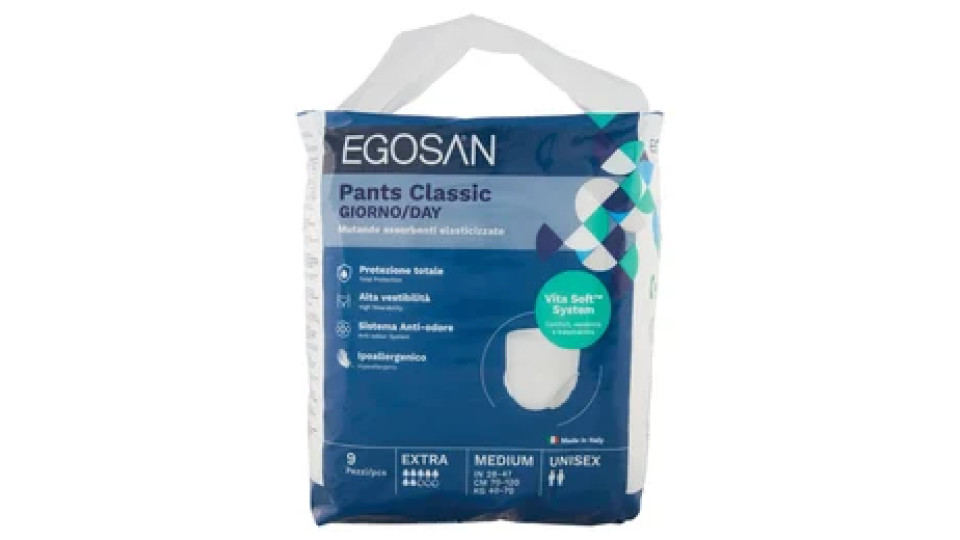 Egosan Pants Classic Giorno Medium Unisex 9 pz