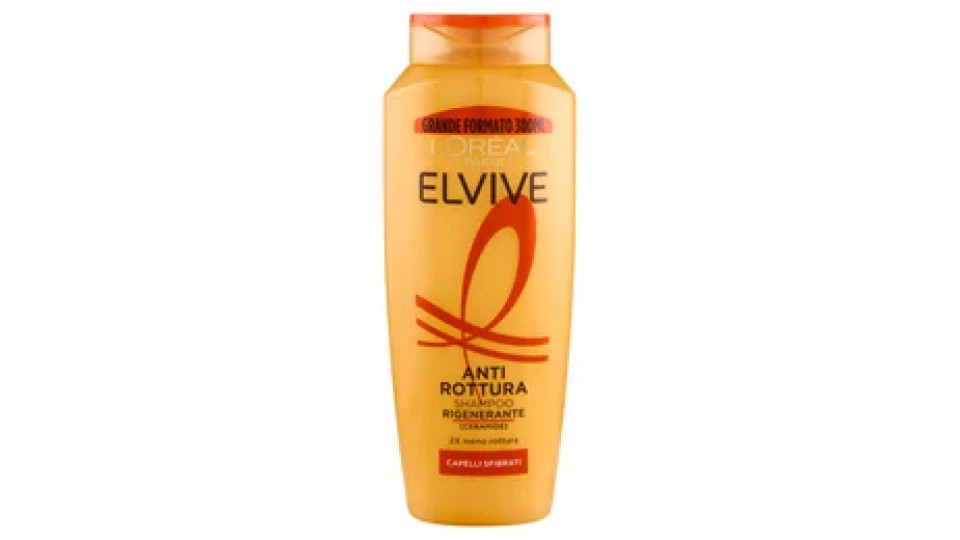 Elvive Anti Rottura Shampoo Rigenerante, per Capelli Sfibrati, 300 ml