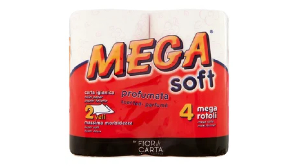 Fior di Carta Lifestyle Mega soft carta igienica profumata 2 veli 4 pz