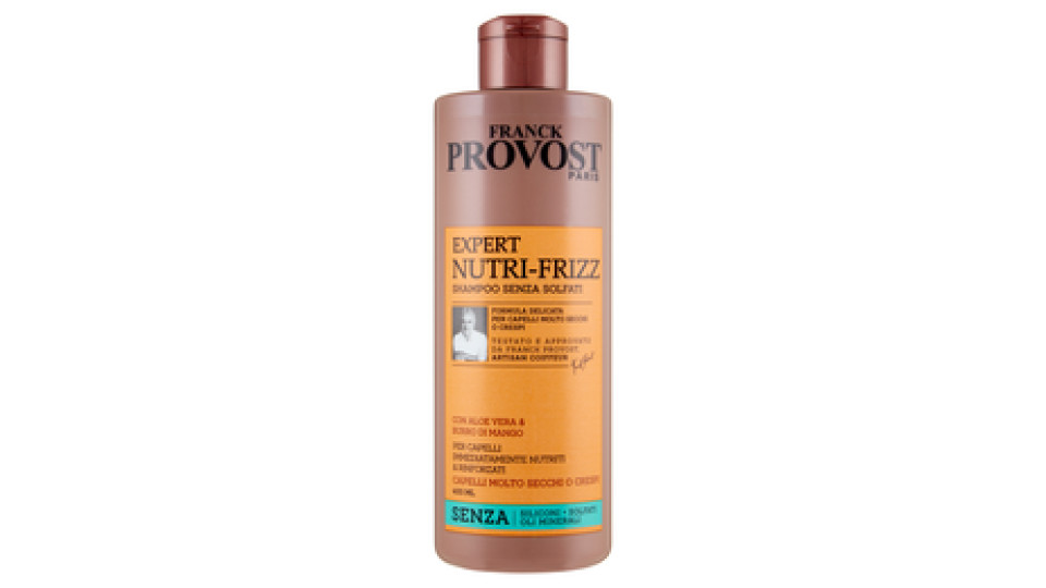 Franck Provost Expert Nutri-Frizz Shampoo Senza Solfati 400 ml