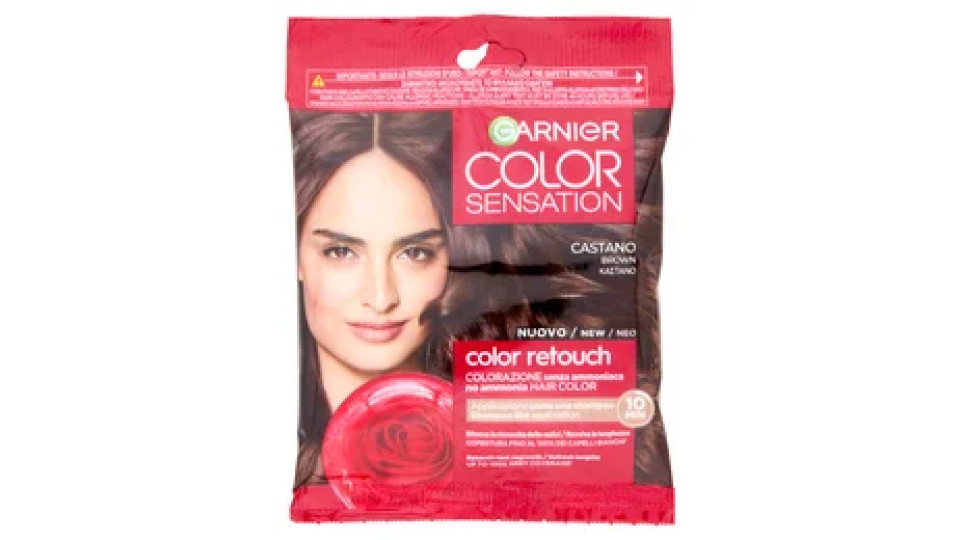 Garnier Color Sensation color retouch Colorazione senza ammoniaca Castano
