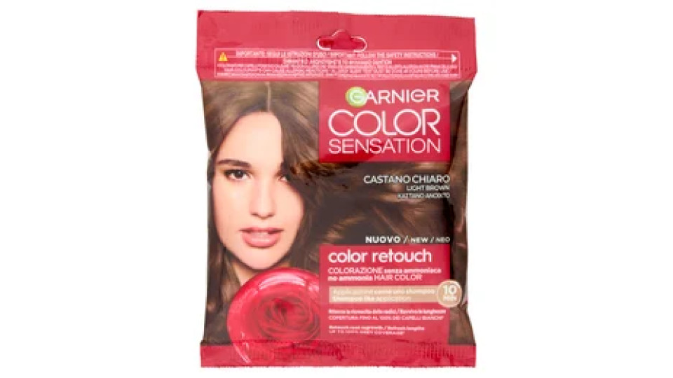 Garnier Color Sensation color retouch Colorazione senza ammoniaca Castano Chiaro