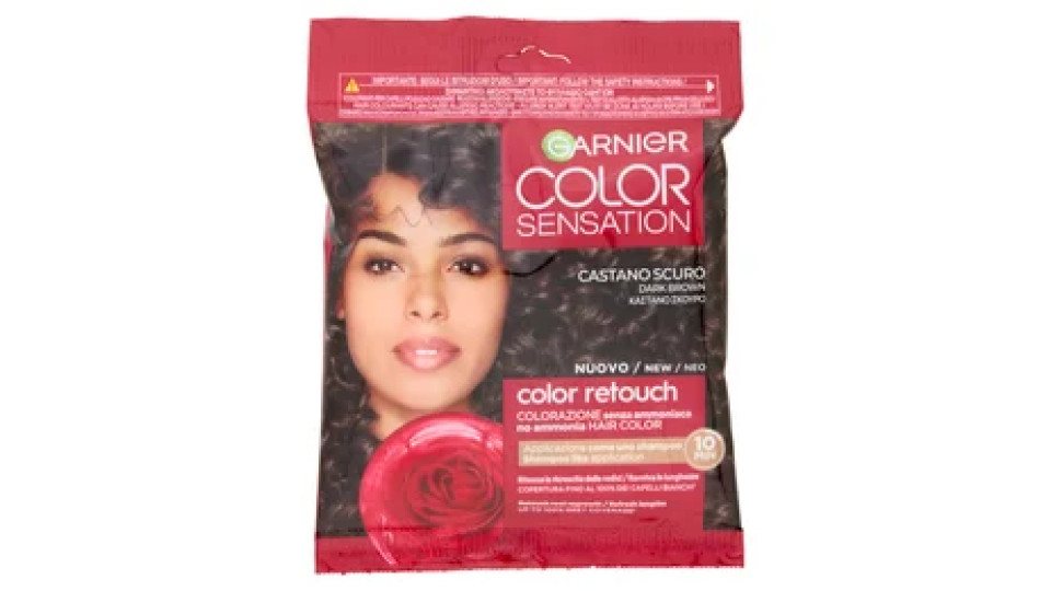 Garnier Color Sensation color retouch Colorazione senza ammoniaca Castano Scuro