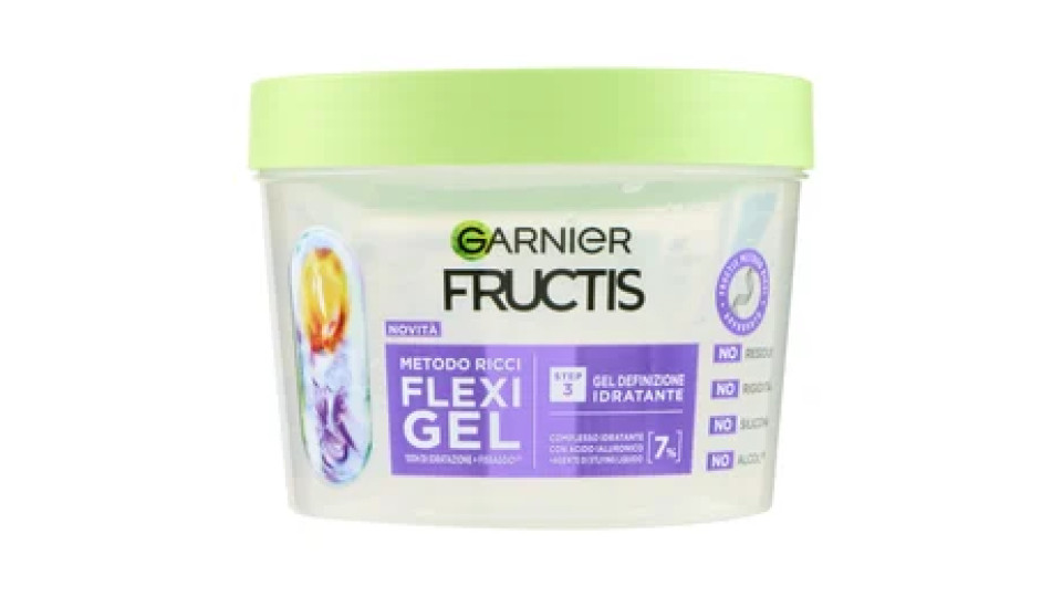Garnier Fructis Metodo Ricci Flexi Gel Step 3 Gel Definizione Idratante 370 ml