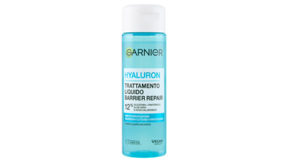 Garnier Hyaluron Trattamento Liquido Barrier Repair 12% Glicerina + Pantenolo, 120 ml