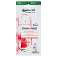 Garnier Maschera in Tessuto Ampolla, Contro i Segni dell'Età, Estratto di Anguria e Acido Ialuronico
