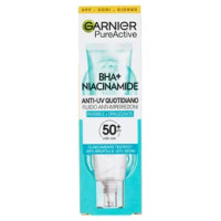 Garnier PureActive Anti-UV Fluido Quotidiano Anti-Imperfezioni, SPF 50+ 40 ml