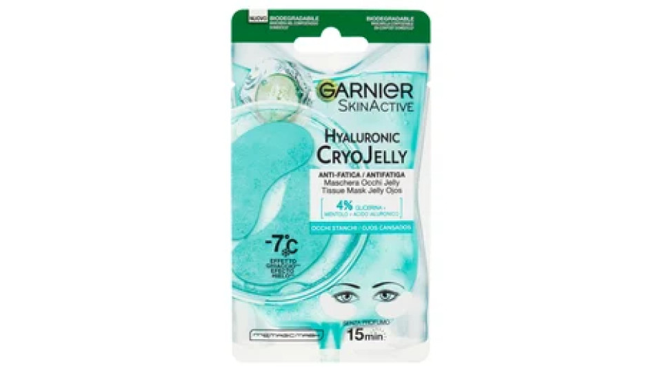 Garnier SkinActive Hyaluronic CryoJelly maschera occhi anti-fatica 5 g