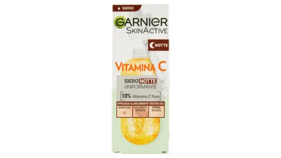 Garnier SkinActive Siero Vitamina C Notte 30 ml