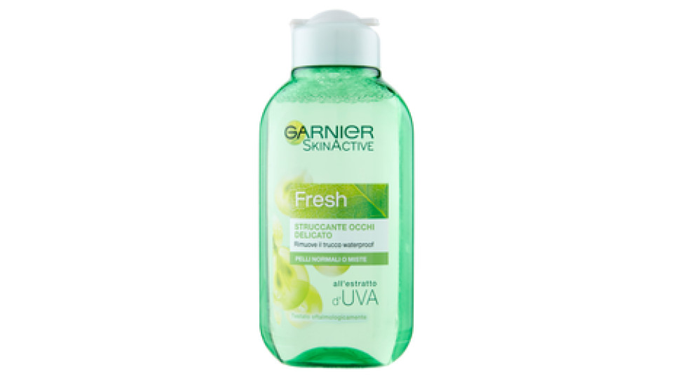 Garnier SkinActive Struccante Fresh, Struccante Occhi, 125 ml