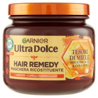 Garnier Ultra Dolce Hair Remedy Maschera per Capelli Ricostituente Tesori di Miele, 340 ml