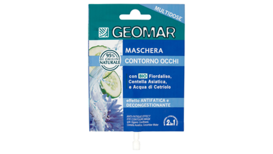 Geomar Maschera Contorno Occhi effetto Antifatica e Decongestionante 12 mL