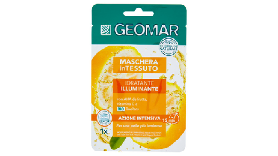 Geomar Maschera in Tessuto Idratante Illuminante 22 mL