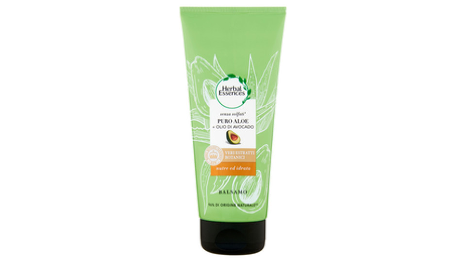 Herbal Essences Puro Aloe + Olio Di Avocado Balsamo senza Solfati 180 ml