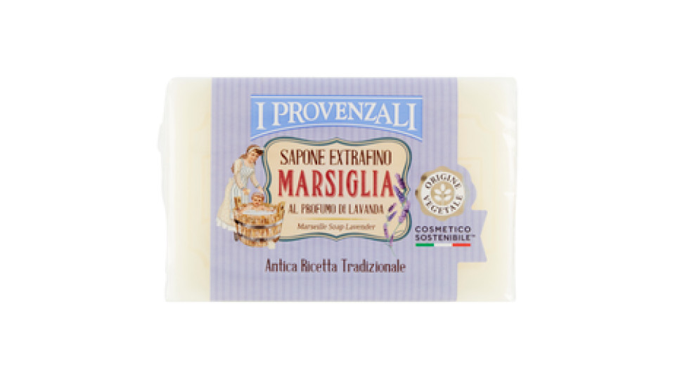 I Provenzali Sapone Extrafino Marsiglia al Profumo di Lavanda 150 g