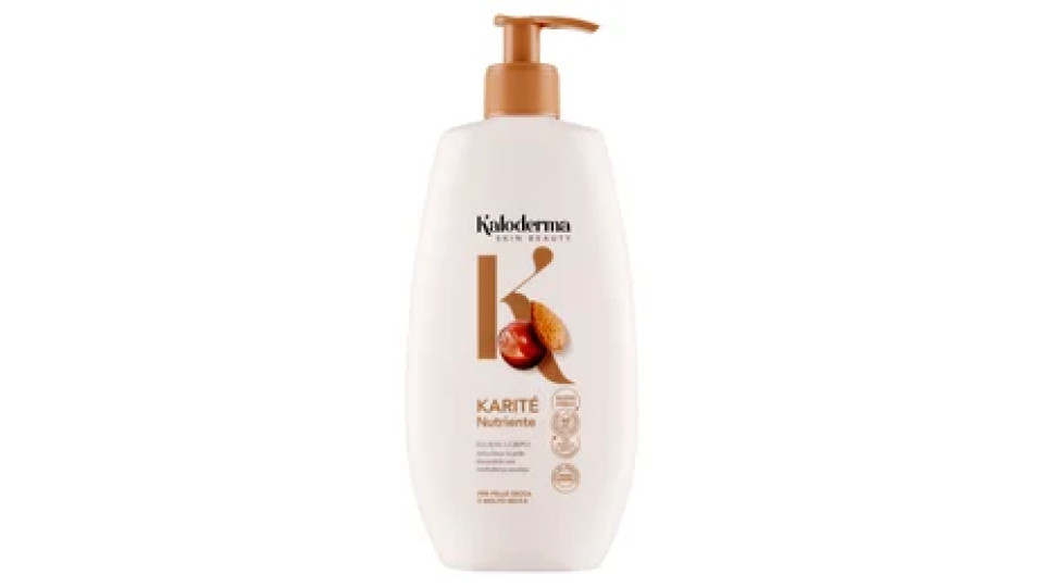 Kaloderma Nutriente Karité Fluida Corpo per Pelle Secca e Molto Secca 400 ml