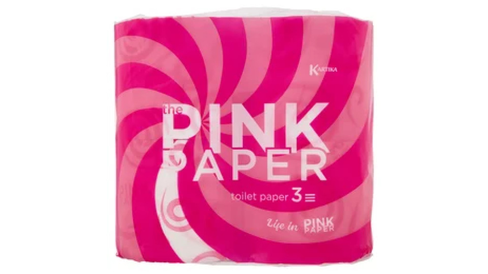 Kartika the Pink Paper toilet paper 3 Veli 4 pz