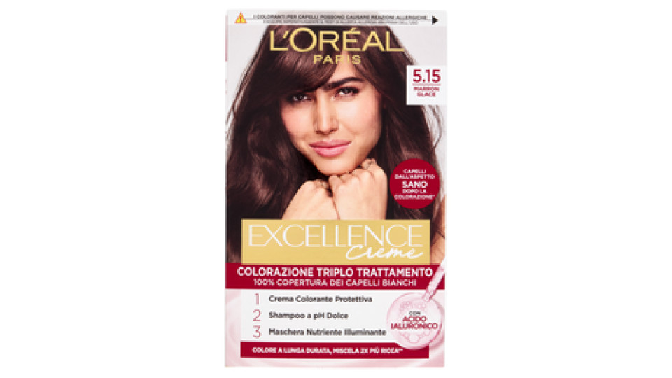 L'Oréal Paris Excellence Creme Colorazione Triplo Trattamento 5.15 Marron Glace
