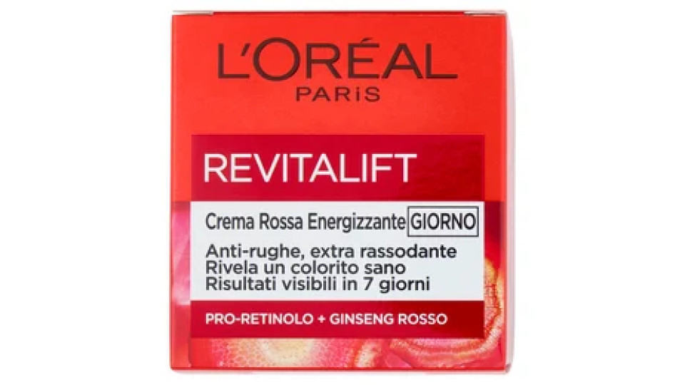 L'Oréal Paris Revitalift Crema Rossa Energizzante Giorno Anti-rughe 50 ml