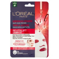 L'Oréal Paris Revitalift Laser x3 Maschera in Tessuto Anti-Età Tripla Azione 28 g