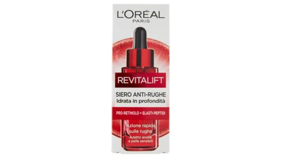 L'Oréal Paris Revitalift Siero Anti-Rughe Pro-Retinolo + Elasti-Peptidi 30 ml