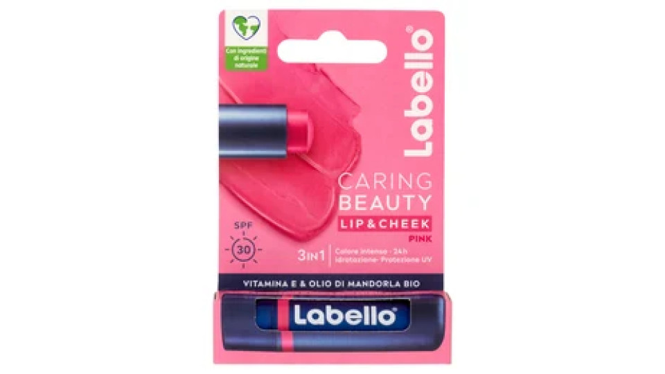Labello Caring Beauty Lip & Cheek Pink SPF 30 4,8 g