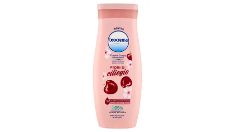 Leocrema Crema Corpo Idratante Fiori di ciliegio 250 ml