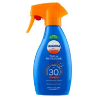 Leocrema Solare Tripla Protezione SPF 30 Alta Spray Solare Idratante 250 ml