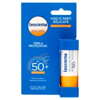 Leocrema Solare Tripla Protezione SPF 50+ Molto Alta Stick Solare Protettivo 12 ml