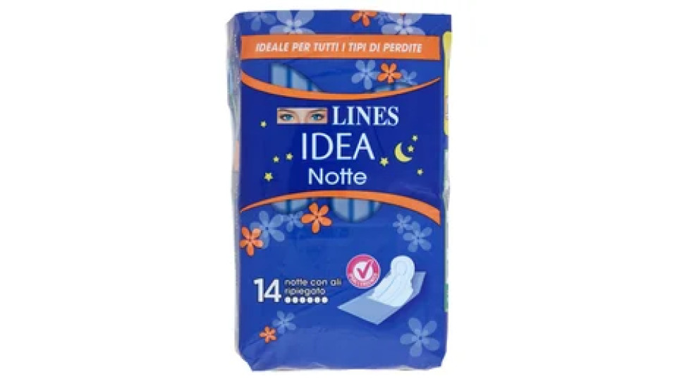 Lines Idea notte con ali ripiegato 14 pz