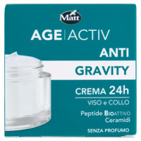 Matt Age Activ Anti Gravity Crema 24h Viso e Collo Peptide Bioattivo Ceramidi 50 ml