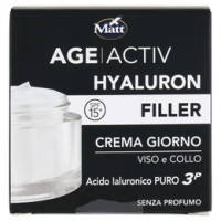 Matt Age Activ Hyaluron Filler Crema Giorno Viso e Collo Acido Ialuronico Puro 3P 50 ml