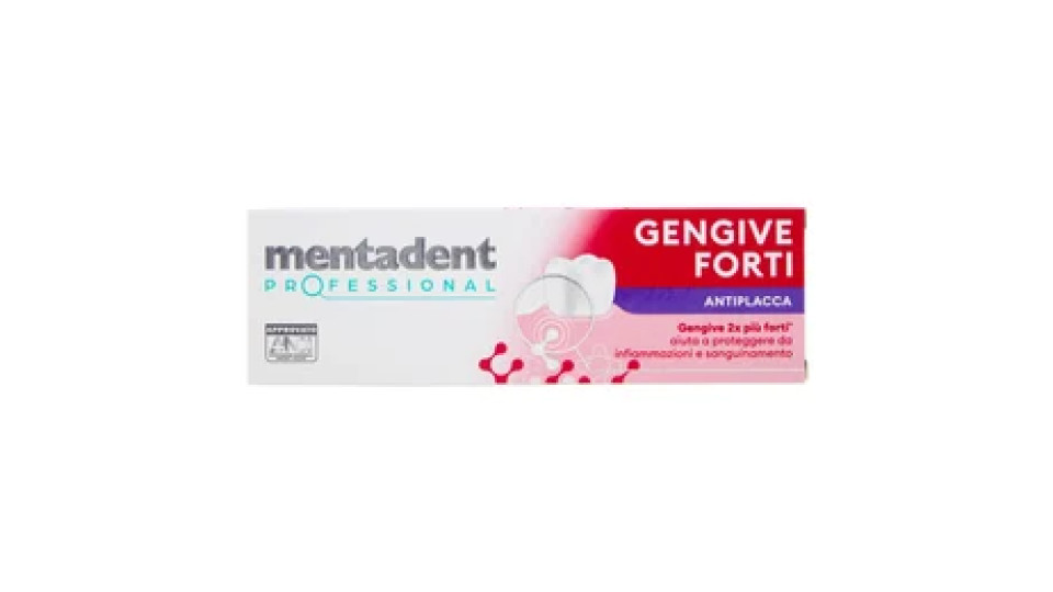 mentadent Professional Gengive Forti Antiplacca 75 ml