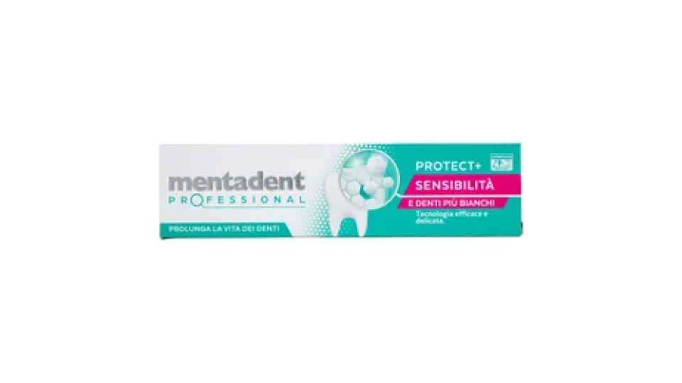 Mentadent Professional Protect+ Sensibilità e Denti più Bianchi 75 ml.