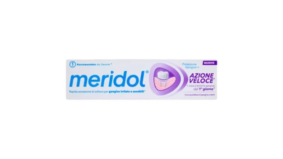 meridol dentifricio Protezione Gengive e Azione Veloce 75 ml