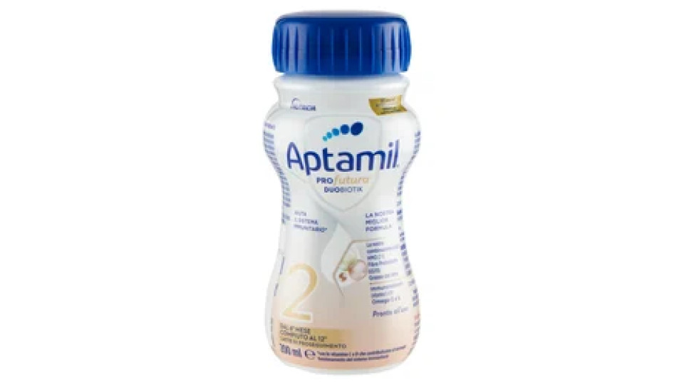 APTAMIL Profutura Duobiotik 2 - Latte per lattanti liquido dal 6° compiuto al 12° mese 200ml