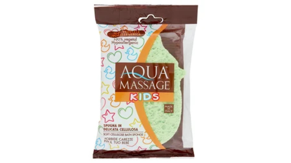 Aquamassage Kids Spugna in Delicata Cellulosa