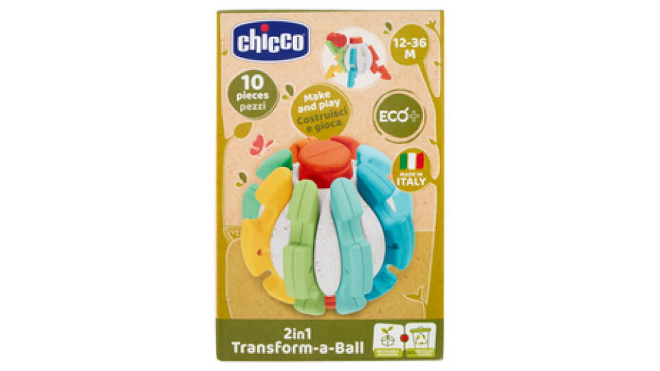 Chicco 2in1 Transform-a-Ball 12-36 M 10 pz