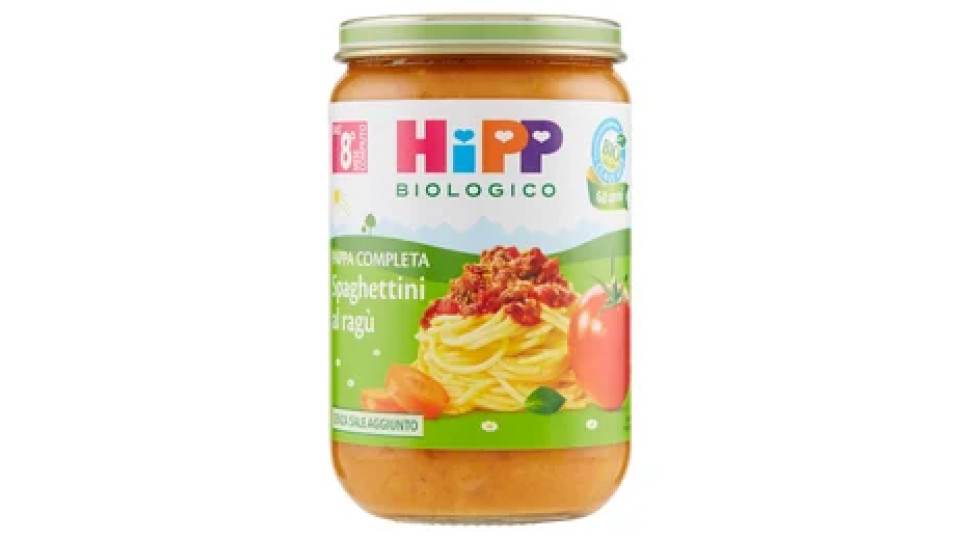 HiPP Biologico Pappa Completa Spaghettini al ragù 220 g